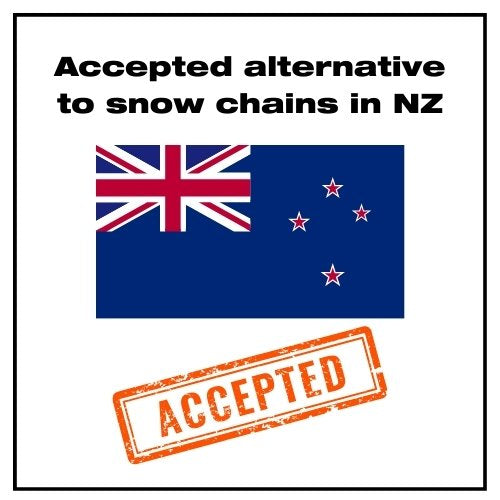 AutoSock snow socks are an accepted alternative to snow chains